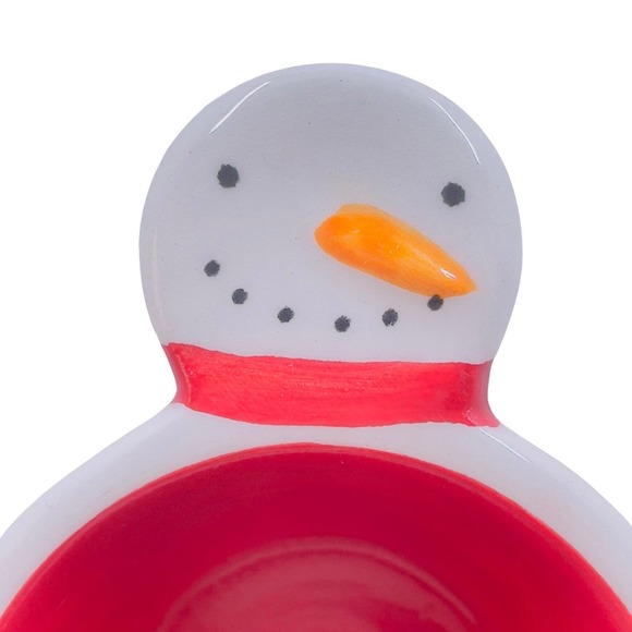 NWT Rae Dunn Snowman Measuring Cups - Set Of Four - Christmas Holiday Winter - Picture 7 of 12